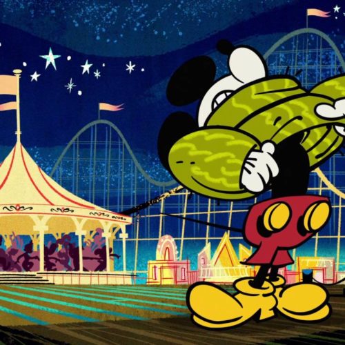Mickey Mouse in Pulovere de Cuplu